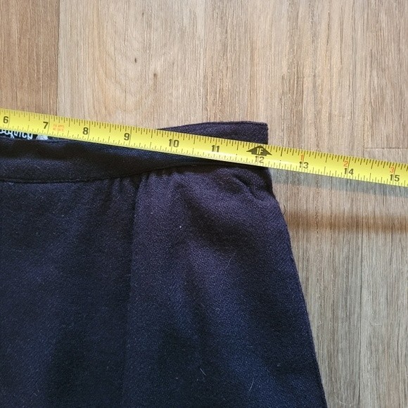 Vintage Woolrich Women's 100% Wool Knee Length Skirt Size 8 Deep Purple - Picture 9 of 11